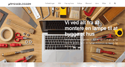 Desktop Screenshot of byggebloggen.dk