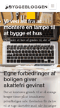 Mobile Screenshot of byggebloggen.dk